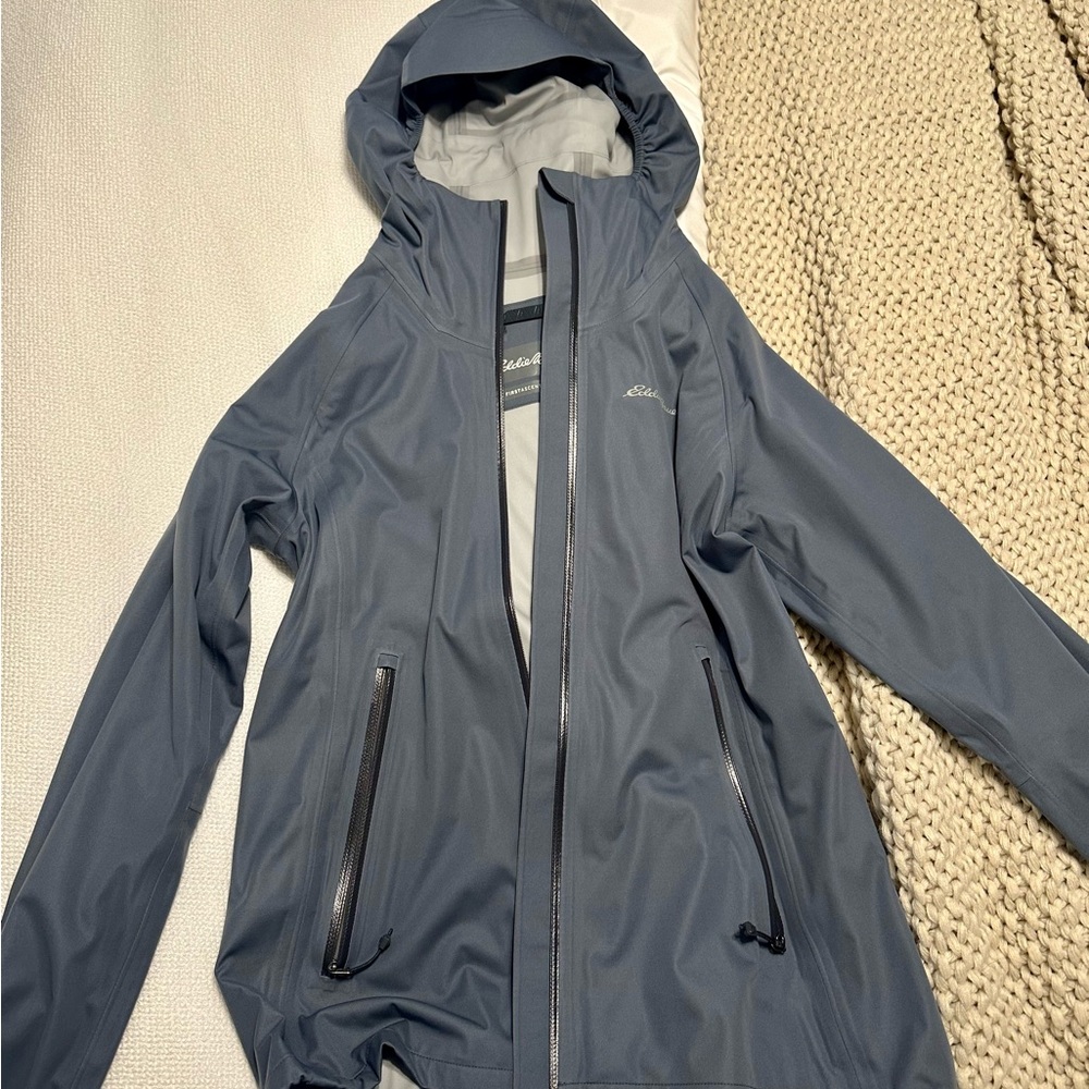 Eddie Bauer Women's Gray Hooded Jacket
